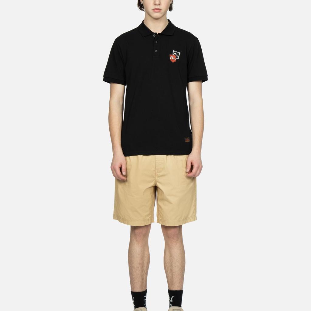 Evisu Little Seagull Pocket Pattern Embroidered Short Sleeve Polo Shirt Men Polo Shirts 2ESHTM3PS549XXCT