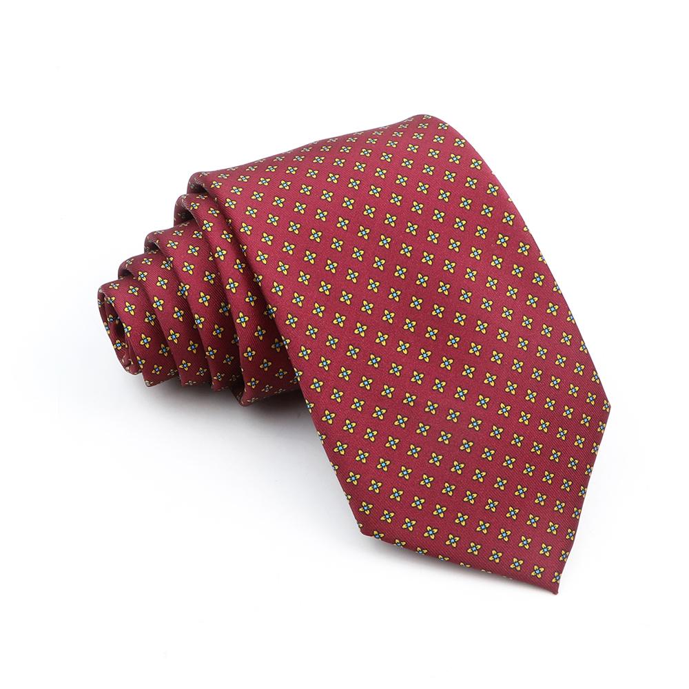 Supermjuka bohemiska sidenpolyesterslipsar för män Nyhet Design Bröllopskontor Företag Gravata tryckt slipspresent