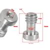 5 Stück 1/4" Edelstahlschraube 1/4-20 Gewindebolzen Anti-Lockerungs Kamera Befestigungsschraube Kamera Schnellwechselplatte Feststellschraube