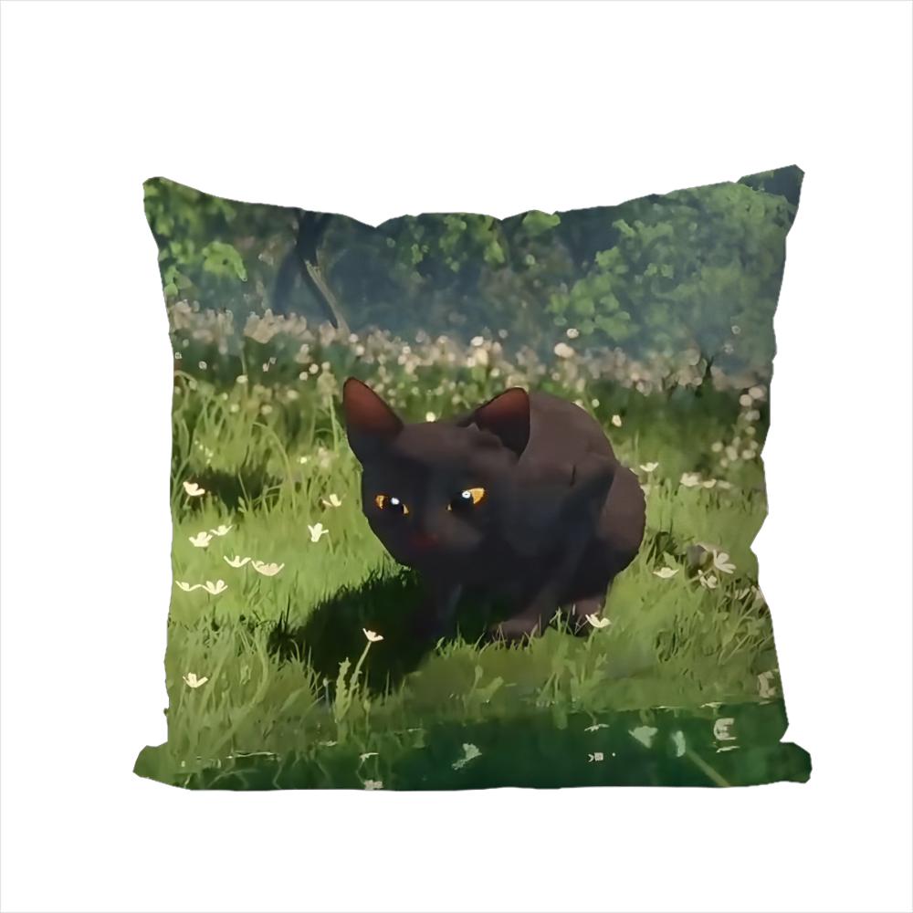 SStraume Flow Pillow Case For Car Sofa Decorative Home Doublesided Print Plush Square Throw Pillow Cushion Cover