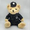 Police bear doll cute firefighter officer reflective cycling suit plush toy gift traffic police bear doll