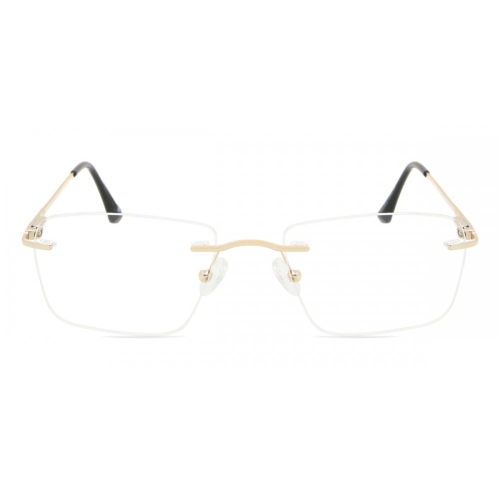 

Прямоугольные без оправы золотые Smartbuy Collection Hollis Wm6506 C1 модные унисекс очки Gold/52