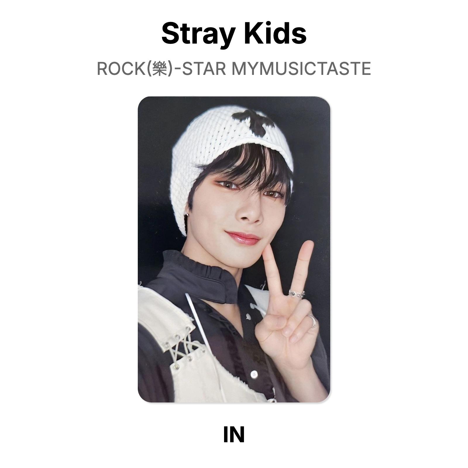 Stray Kids РОК()-Официальная фотокарточка STAR MYMUSICTASTE I.N