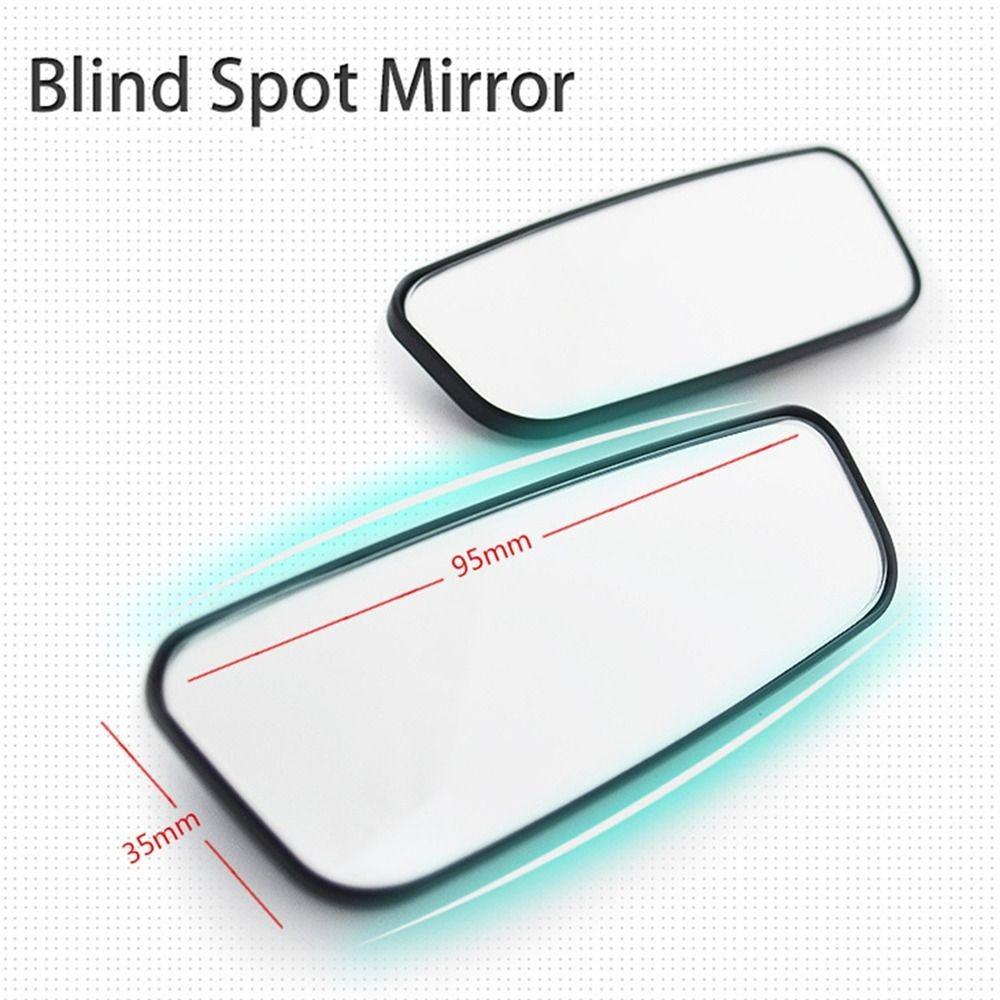 2Pcs Wide Angle View Blind Spot Mirror 360 Degree Adjustable Wide Angle Mirror