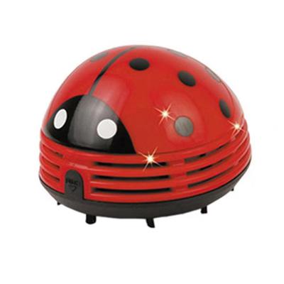 Portable Mini Desktop Vacuum Cleaner Debris Sweeper Ladybug Duster