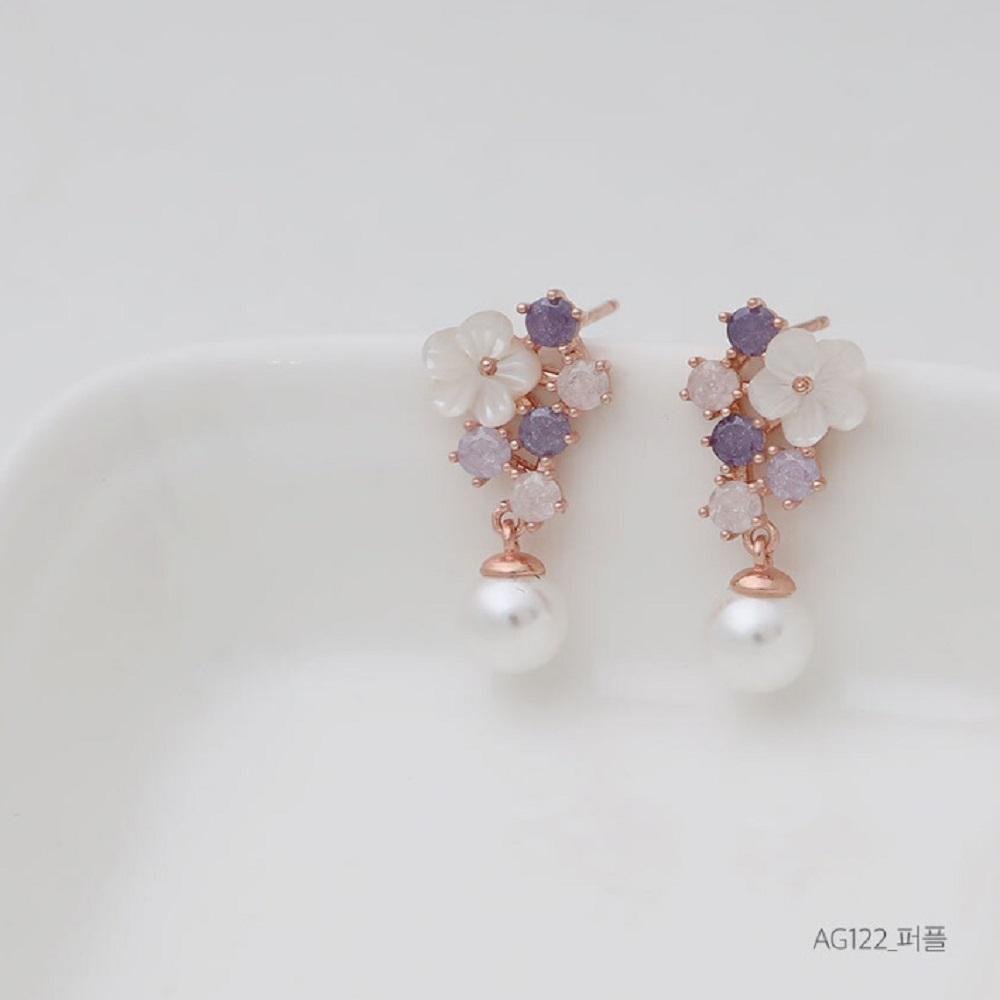 [Merry-Grin] Bouquet Pearl Earrings (Choose 1)