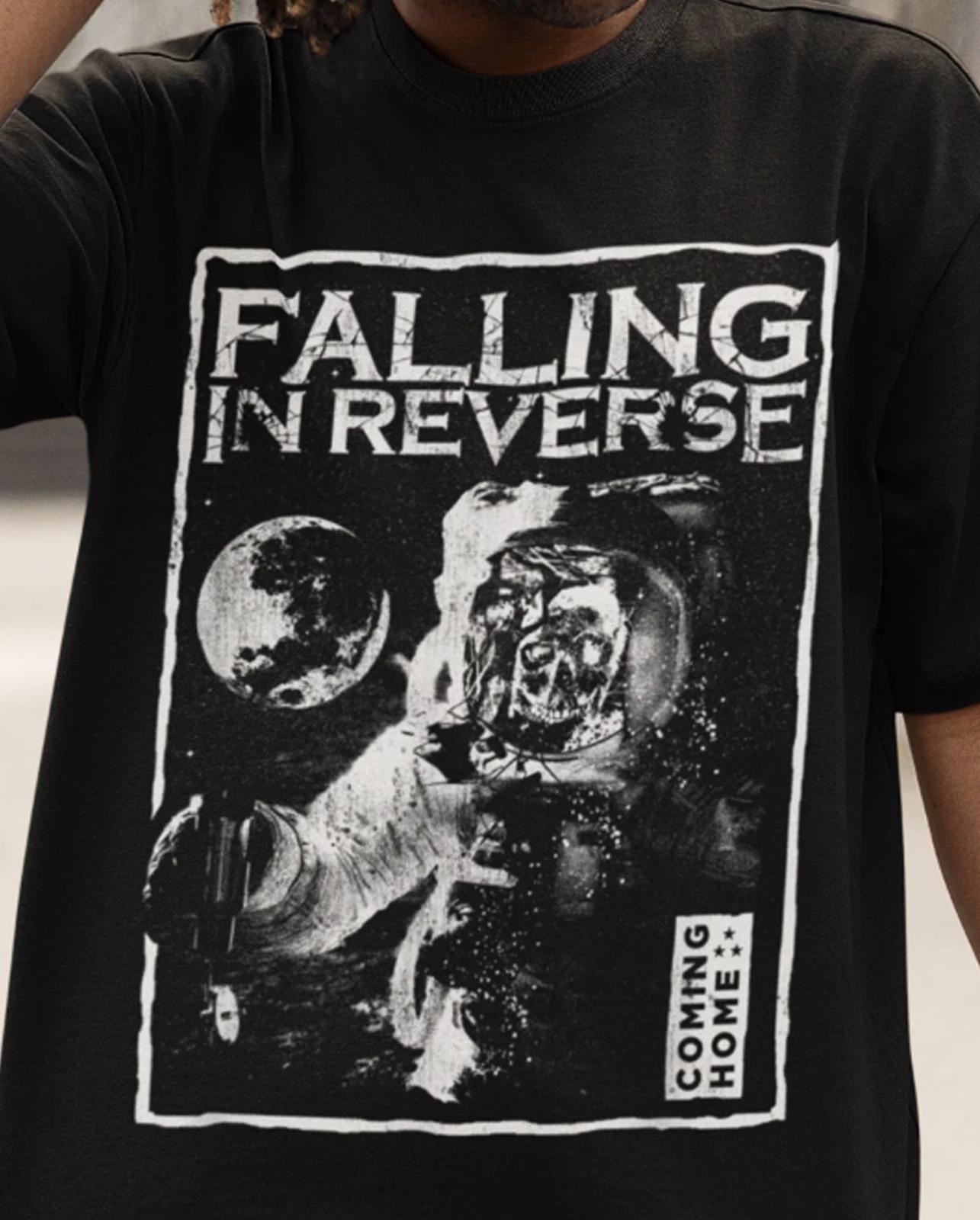 

Футболка группы Falling In Reverse coming home Черная Унисекс S - 5XL 2F547 S