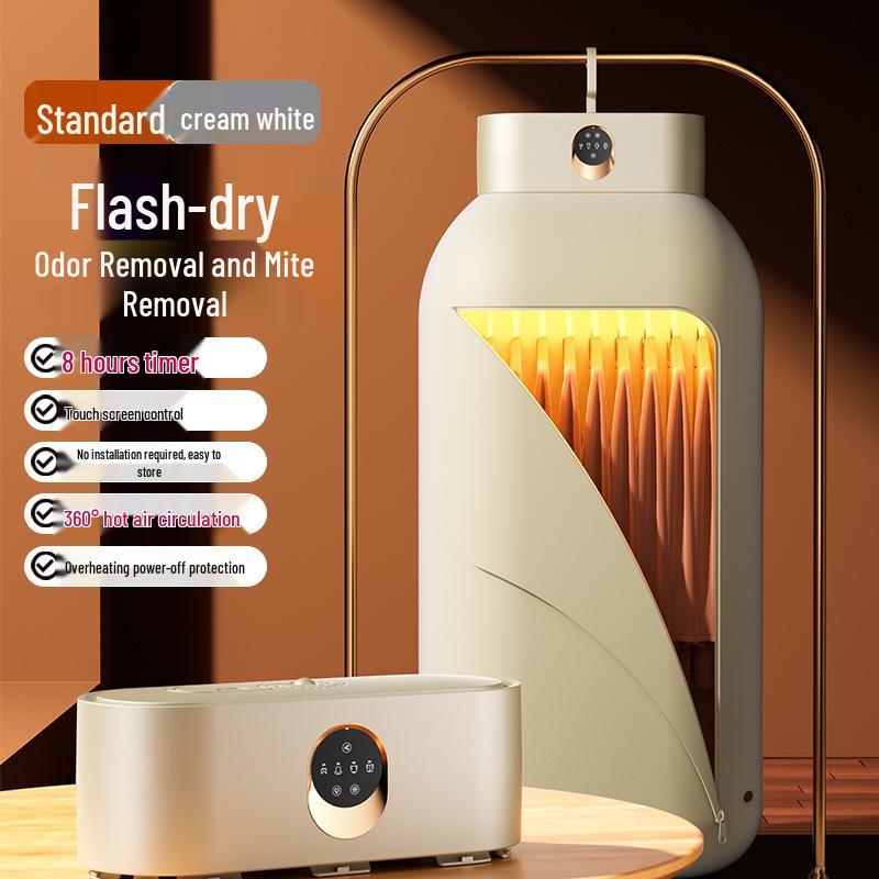 Kompaktowa i przenośna składana suszarka na ubrania do akademików