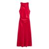 Satin Long Dresses for Women 2026 Summer Slip Midi Dress Woman Sexy Evening Party Dress Sleeveless Female Elegant Dresses