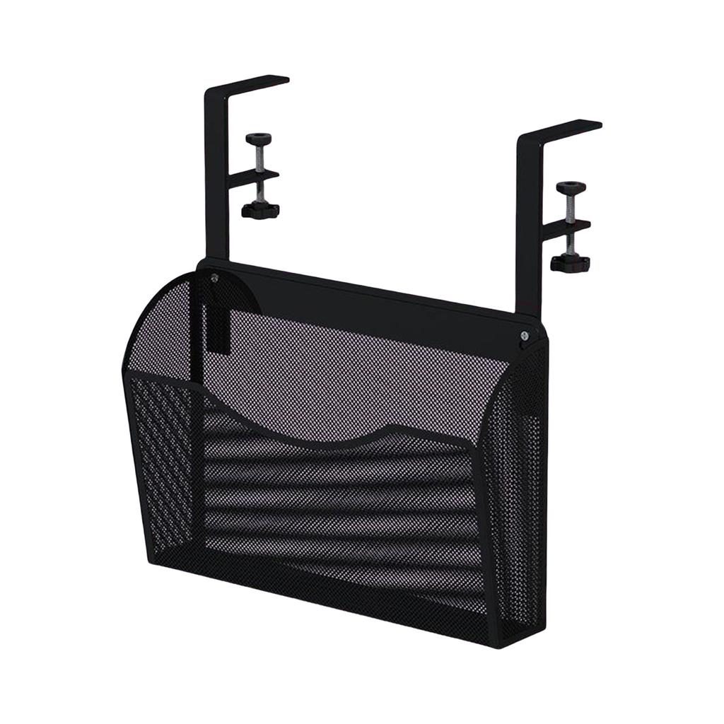 Large Capacity Under Desk Storage Basket Home and Office Desk Under Basket Organizers Easy Removal Hanging Holder Rack