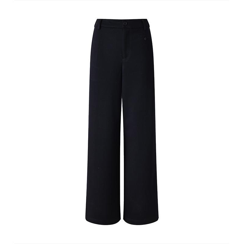 Women's High-Waist Wide-Leg Pants - Solid Color, Slimming & Casual, 2026 Early Spring Collection