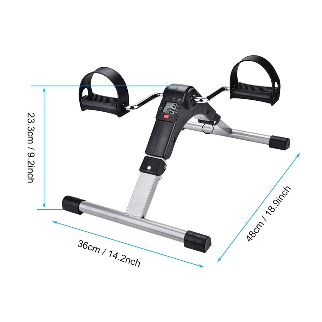Cycling Pedal Exerciser Indoor Folding Cycling Trainer Cycle Pedal Fitness Exerciser Leg Workout Cycle Trainer Exercise