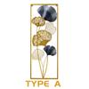 Large Iron Metal Wall Art Flower Leaf Framed Hanging Home Decor Sculpture Garden
