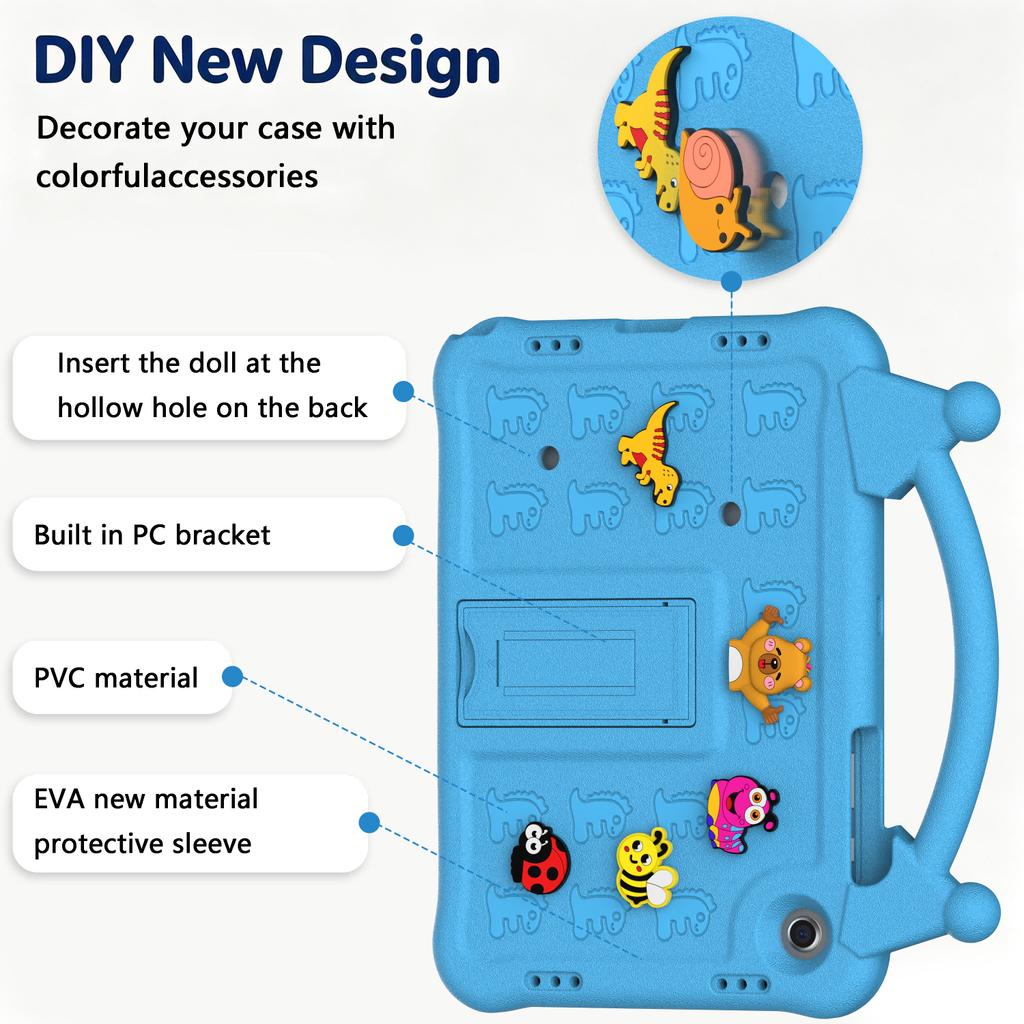 Kids EVA Case for Samsung Galaxy Tab A9 A11 8.7 Tab A9 A11 Plus A9+ A11+ S7 S8 S9 S10 Lite S9FE S10FE S11 A8 S6 Lite Cover Funda
