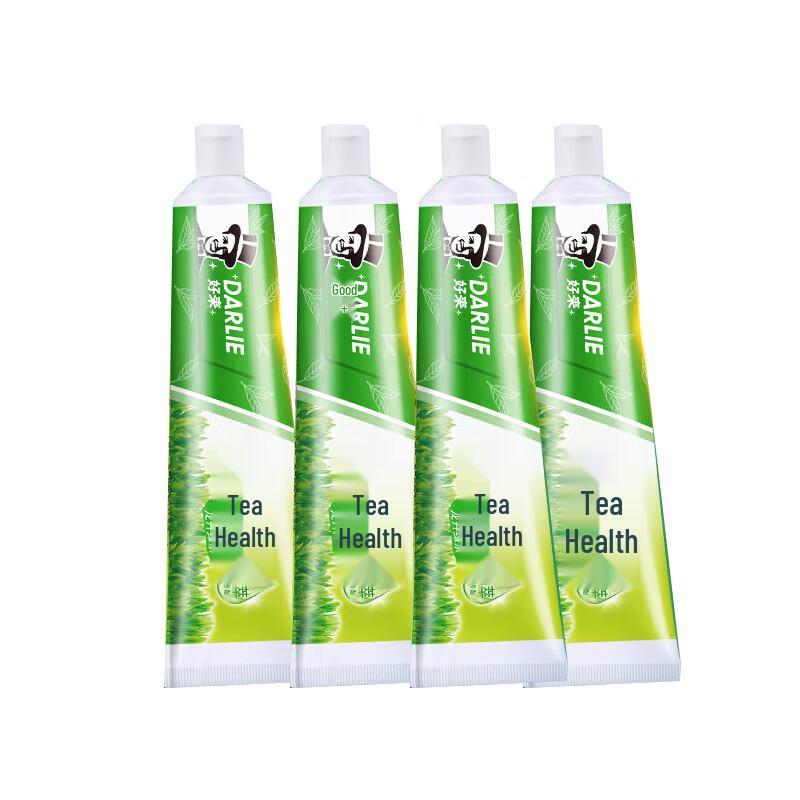 Darlie Tea Plus Longjing Green Tea Toothpaste (4 x 140g)