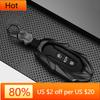 Interior Mouldings Zinc Alloy Remote Car Key Case Cover for Volkswagen Touareg Cover Key Shell Protector 2019 2020 2021 3 Button