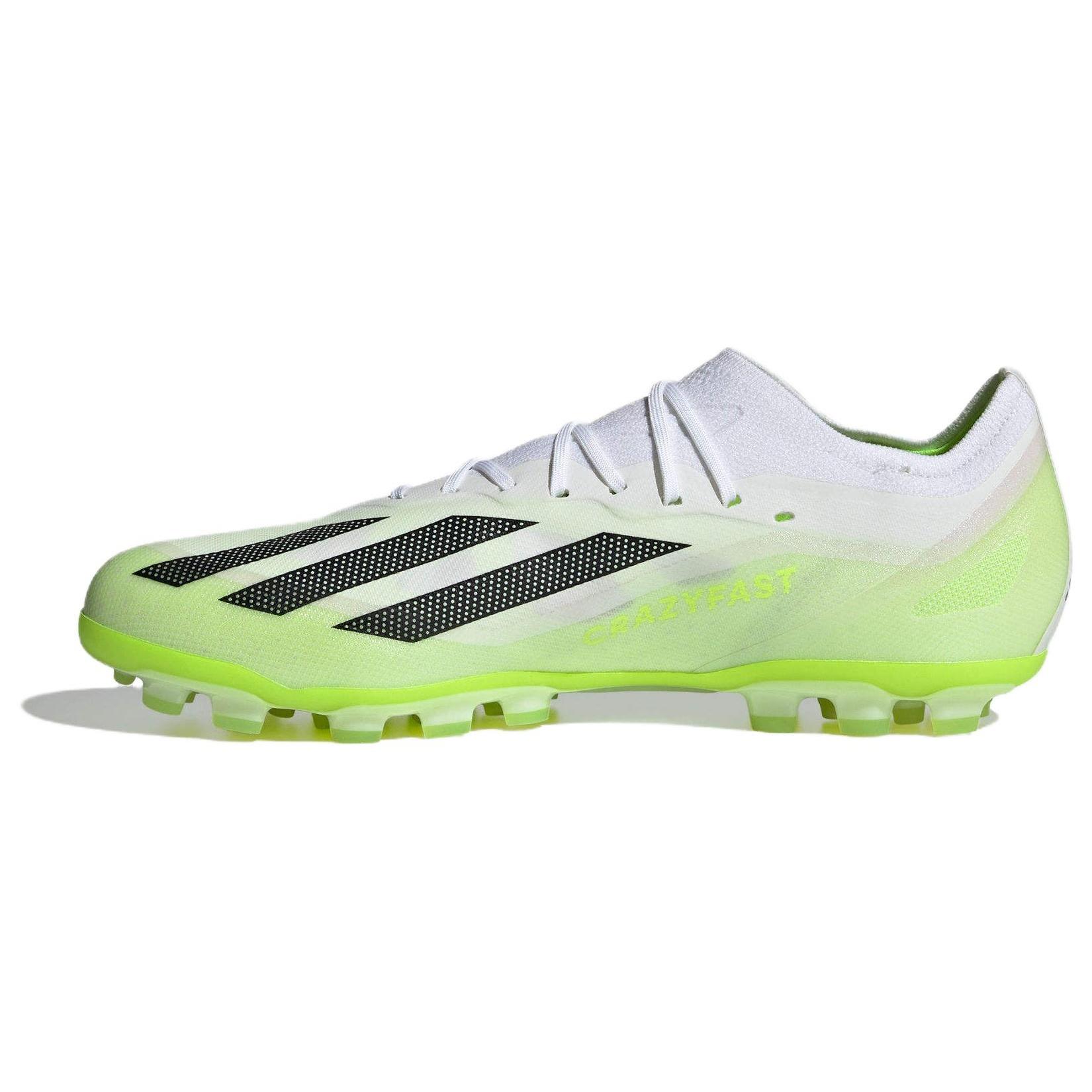 adidas X Crazyfast.1 AG Cloud White Solar Green Men s IF0161 EU 46⅔