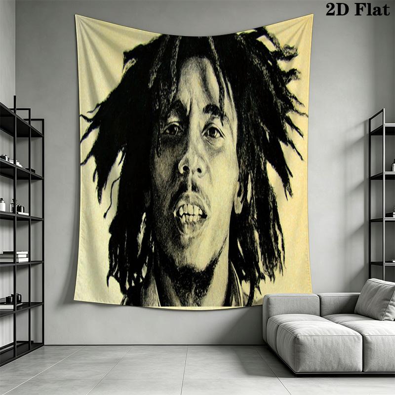 Bob Marley Legend Reggae Tapestry Background Cloth Fashion Print Background Wall Hanging Cloth Background Cloth Work Of Art