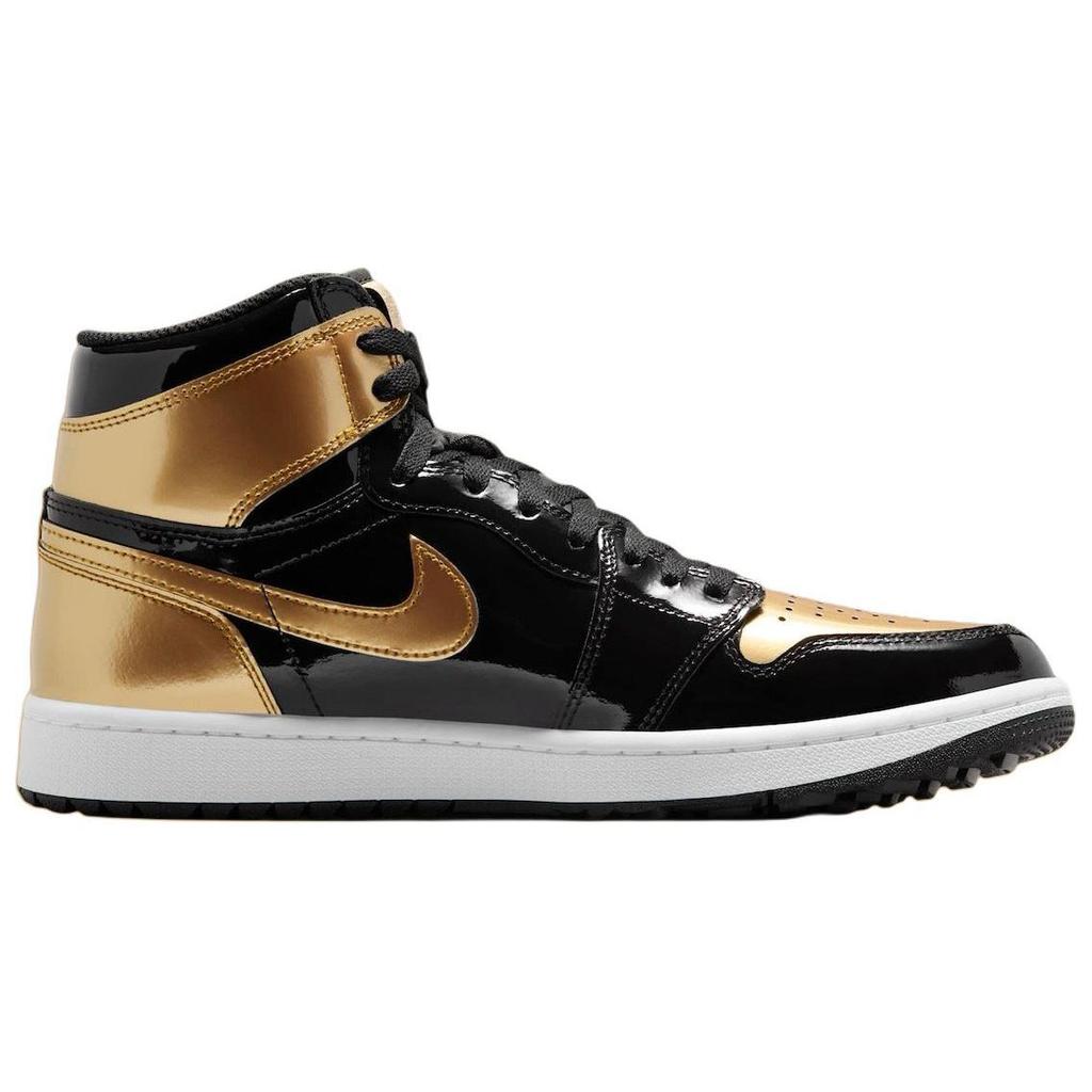 New Air JORDAN 1 High Golf 'Gold Toe' DQ0660-002