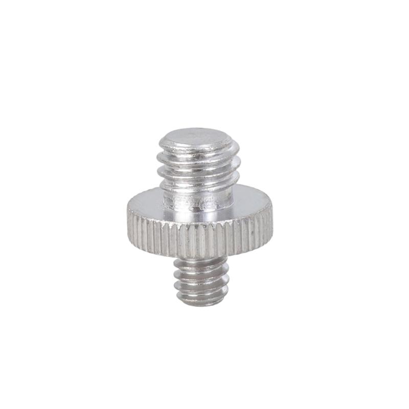 Metal 1/4 Female Thread Extension Rod for Photography Equipment with 1/4 to 3/8 Screw Adapter 10/20/30cm Length Option