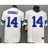 Seattle Seahawks NFL Football Jersey 14 Darnold Embroidered Throwback Style Mens Sports Apparel
