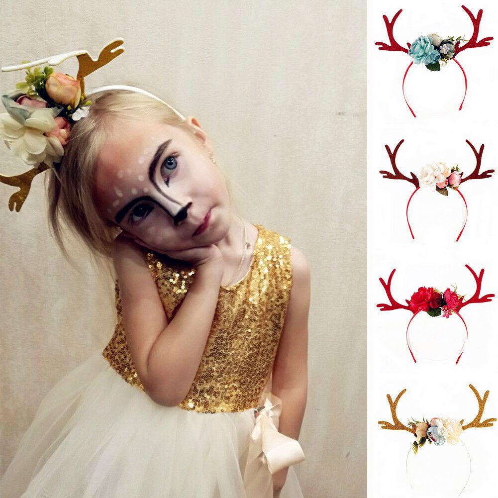 Bellissimo Copricapo con Corna di Renna per Donne Ragazze Perfetto per le Feste di Natale
