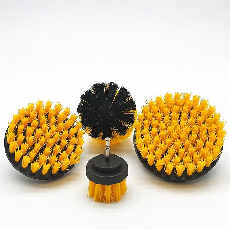 3/4Pcs Power Scrubber Brush With Drill Scrub Brush For Cleaning Showers Tubs Bathroom Tile Grout Carpet Drill Brush Attachment