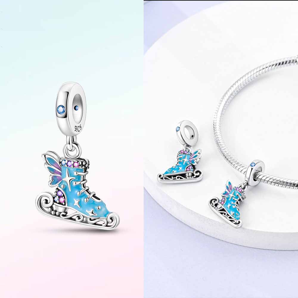 Copper Charms Fit Original Beads Bow Perfume Bottle Pink Charms For Women Fine Diy Birthday Jewelry Gifts