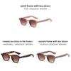 Vintage Round Frame Sunglasses With Uv400 Protection For Fashionable Outings And Travel