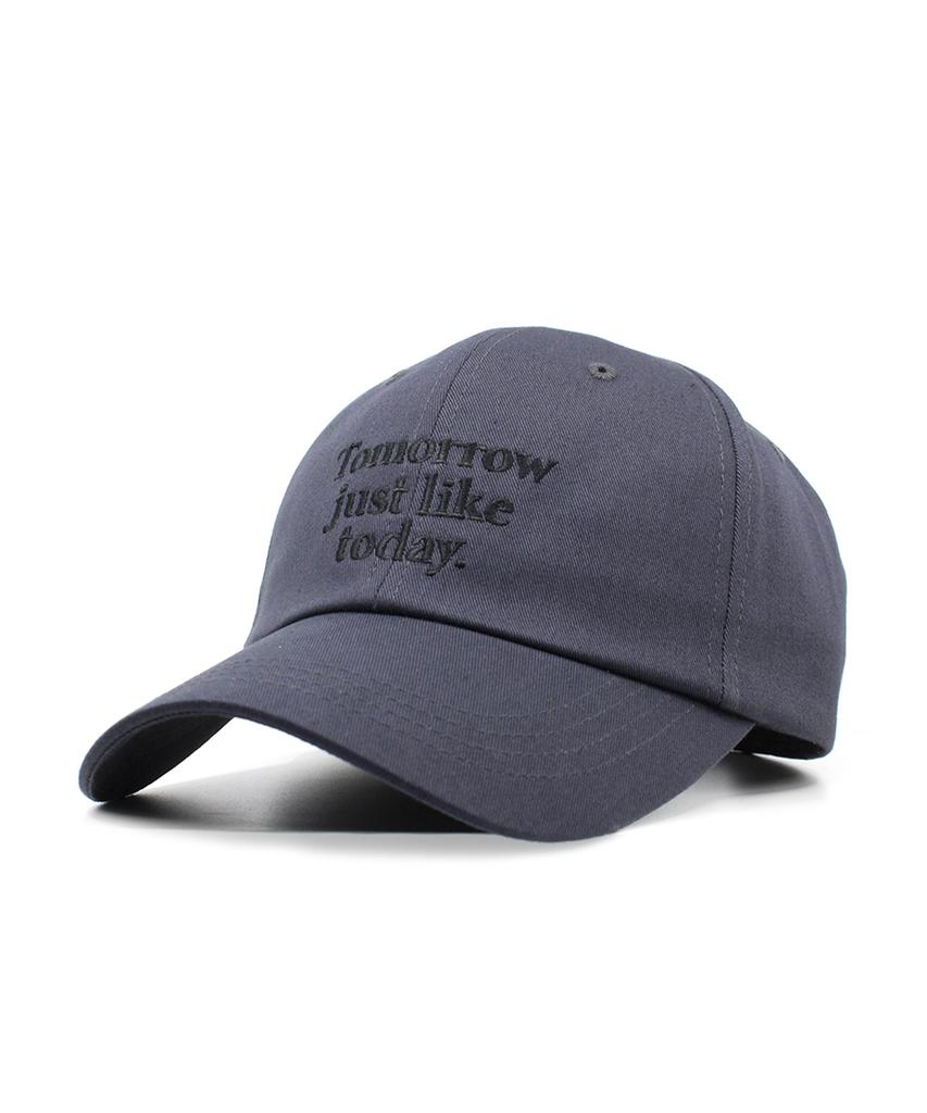 Chaebteoeis Big Size Lettering Basic Ball Cap Navy 60, 62Cm