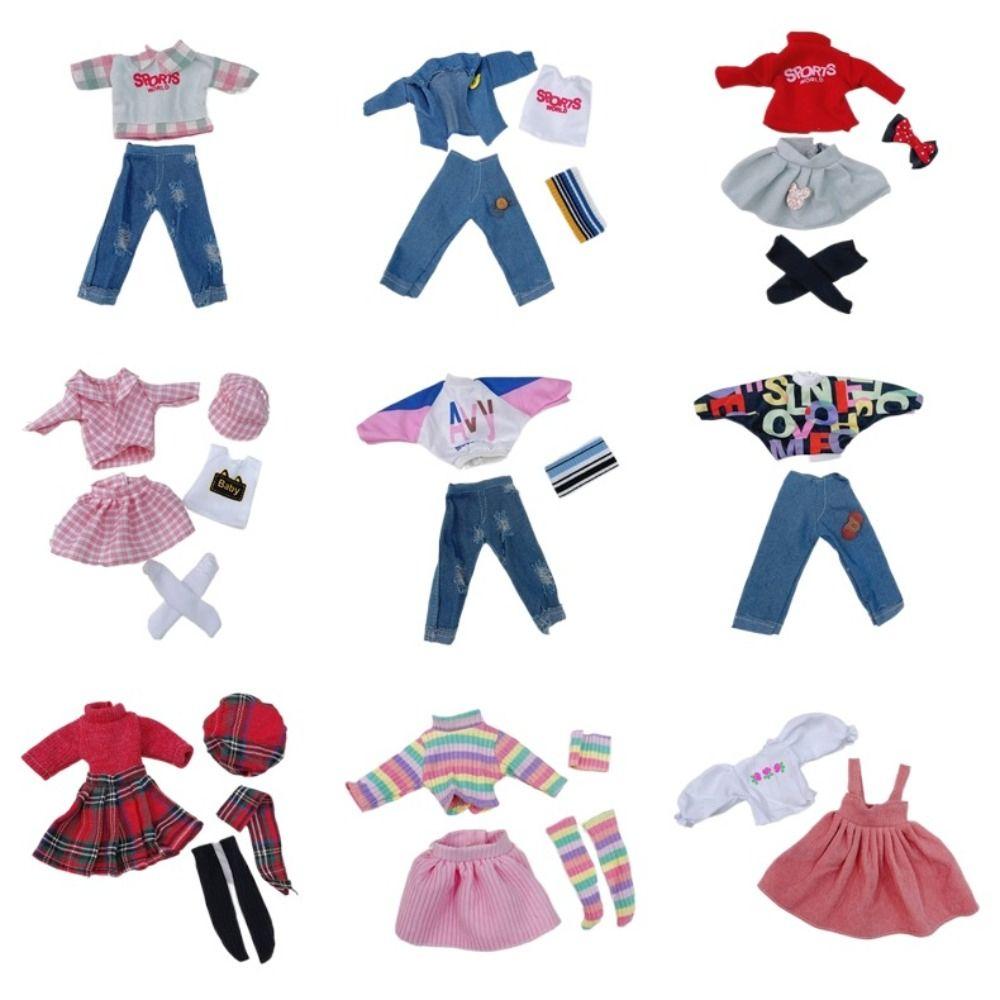 Haine de păpușă casual de 30 cm, accesorii frumoase pentru păpuși, jucărie cadou pentru fete la modă