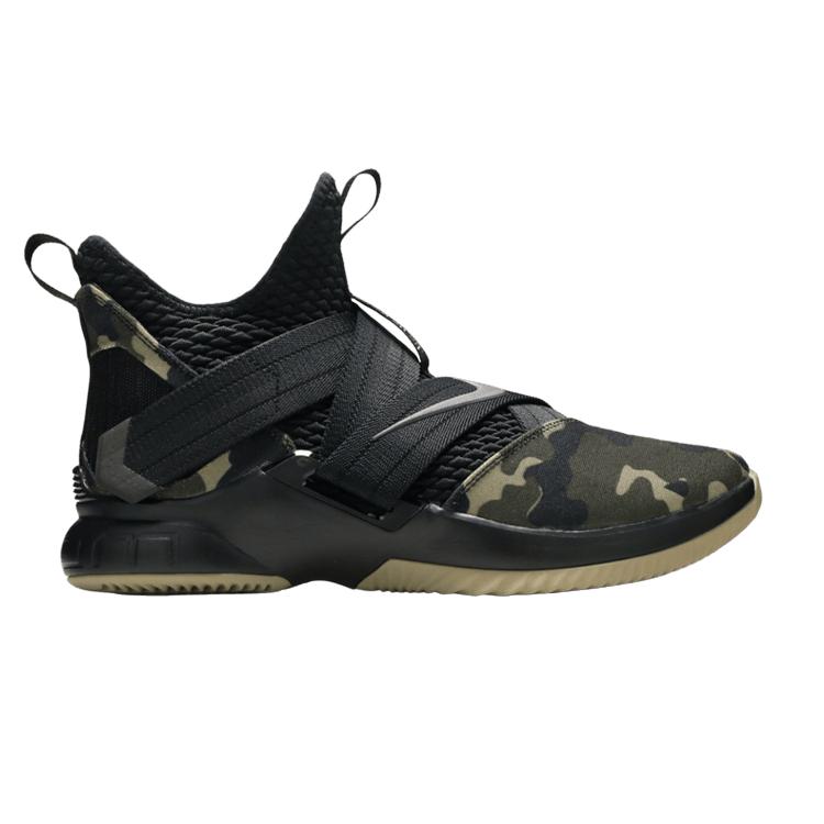 

Мужские кроссовки Nike LeBron Soldier 12 SFG Camo Black Black-Hazel-Rush AO4054-001