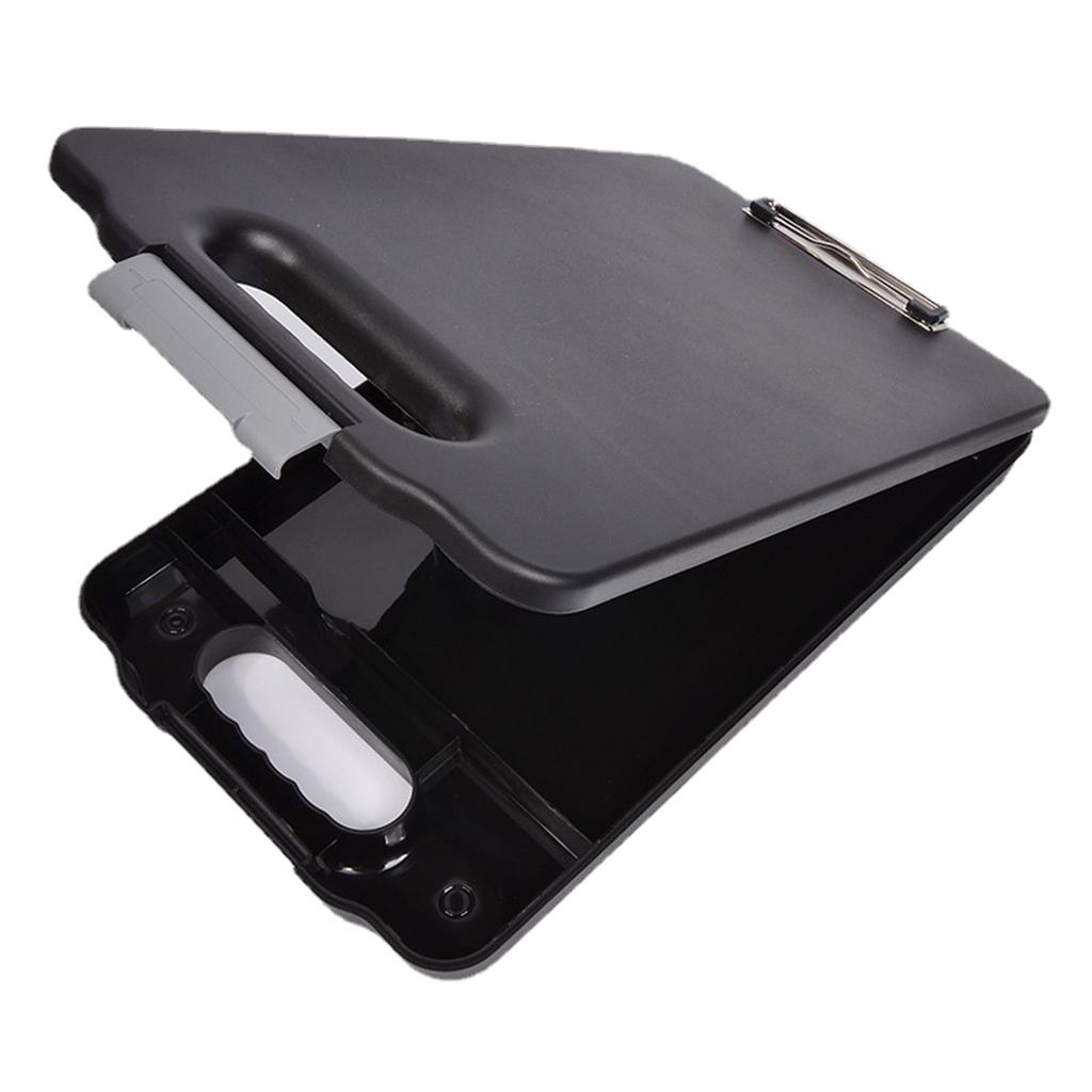3-in-1 Clipboard with File Case Stationery Box Handheld Document Case Waterproof File Folder for Hospital Nurse Doctor