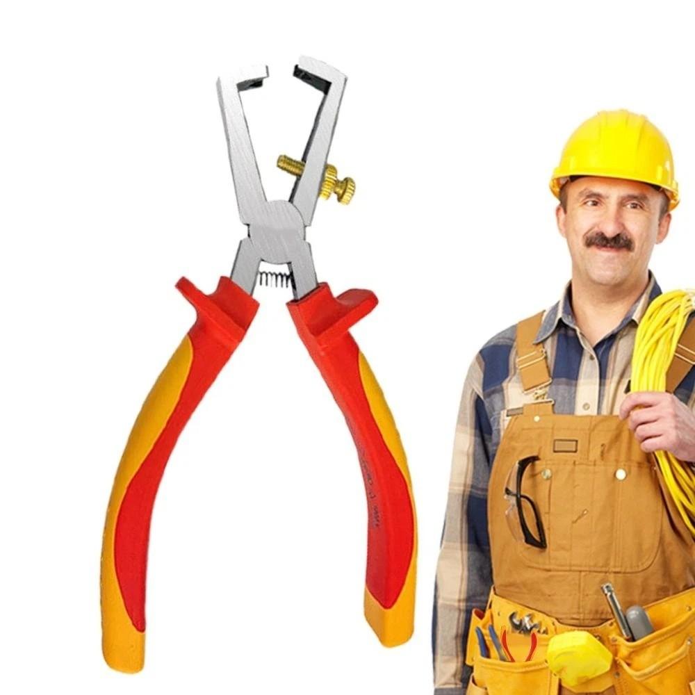 6-Inch Size Wiring Tool Heavy Duty Wire Cutter Dividing Function Wire Stripper Repair Work