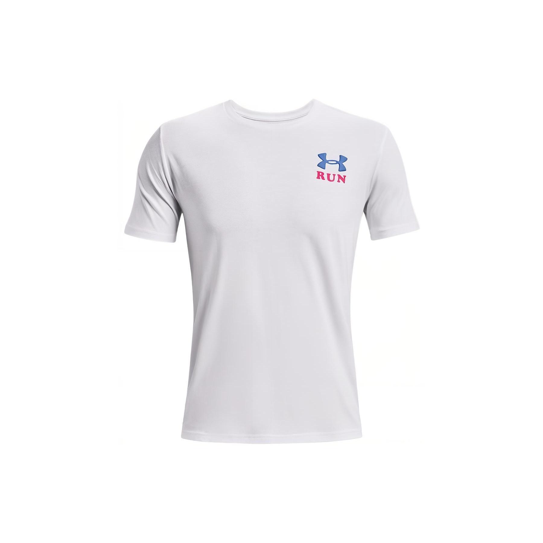Under Armour Keep Run Graphic T-shirt White Men s 1369406-100 XL