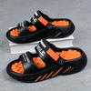 Summer Rubber Sandals Men Massage Slippers Mens  Garden Shoes2025 Zuecos Hombre Cholas Man Beach Shoes Big Size 48 49