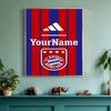 Bayern Munich Customize Your Name Diamond Painting Round Diamond Diy Frameless Holiday Artwork Suitable For Home Office Wall Decoration