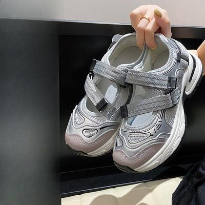Prodyšné Dad Shoes Boty na silné podrážce Ležérní boty Perforované Všestranné Sportovní boty