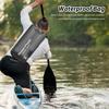 Black Waterproof Bag 10L With Adjustable Shoulder Strap For Travel Camping Hiking Swimming Boating Fishing
