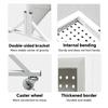 Metal Pegboard with Stand Movable Floor Standing Storage Rack Jewelry Hat Display Pegboard  Tools for Bedrooms Living Rooms and Kitchen