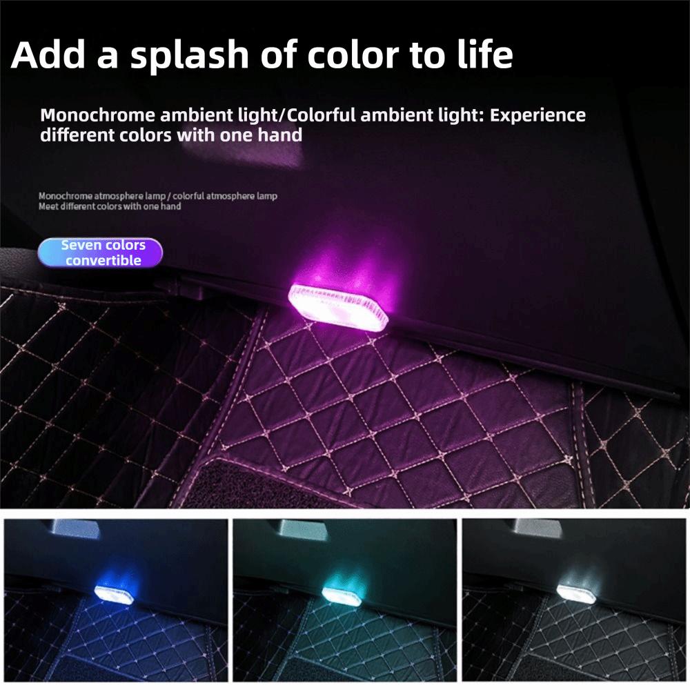 Touch Control LED Touch Light Car Interior Auto Atmosphere Lamp USB Charging Light Door Foot Space