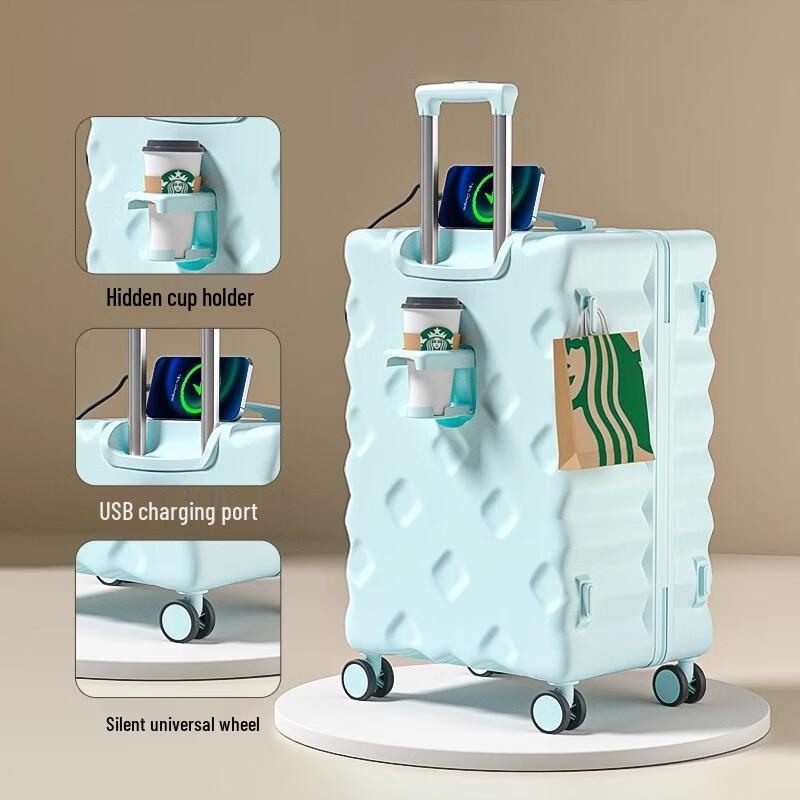 Ruyishi Creative Biscuit Design Trolley Luggage 26 Inch