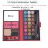 With Mirror Brush Cosmetics Palette Bag 33 Colors Cosmetics Palette  For Girls