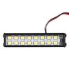 RC LED-Lichtleiste 55 mm/2,2 Zoll Metalldachlampe Licht 16 LEDs Lichtscheinwerfer für 1/10 Traxxas TRX-4