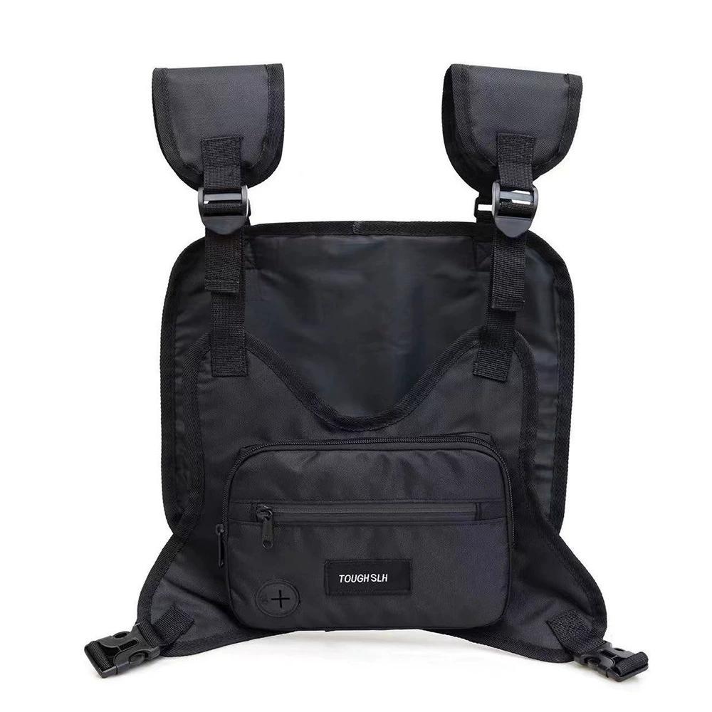 

Waterproof Functional Chest Rig Bag, Outdoor Tooling Vest Bag Hip-hop Handsome Portable Waistcoat Chest Pack
