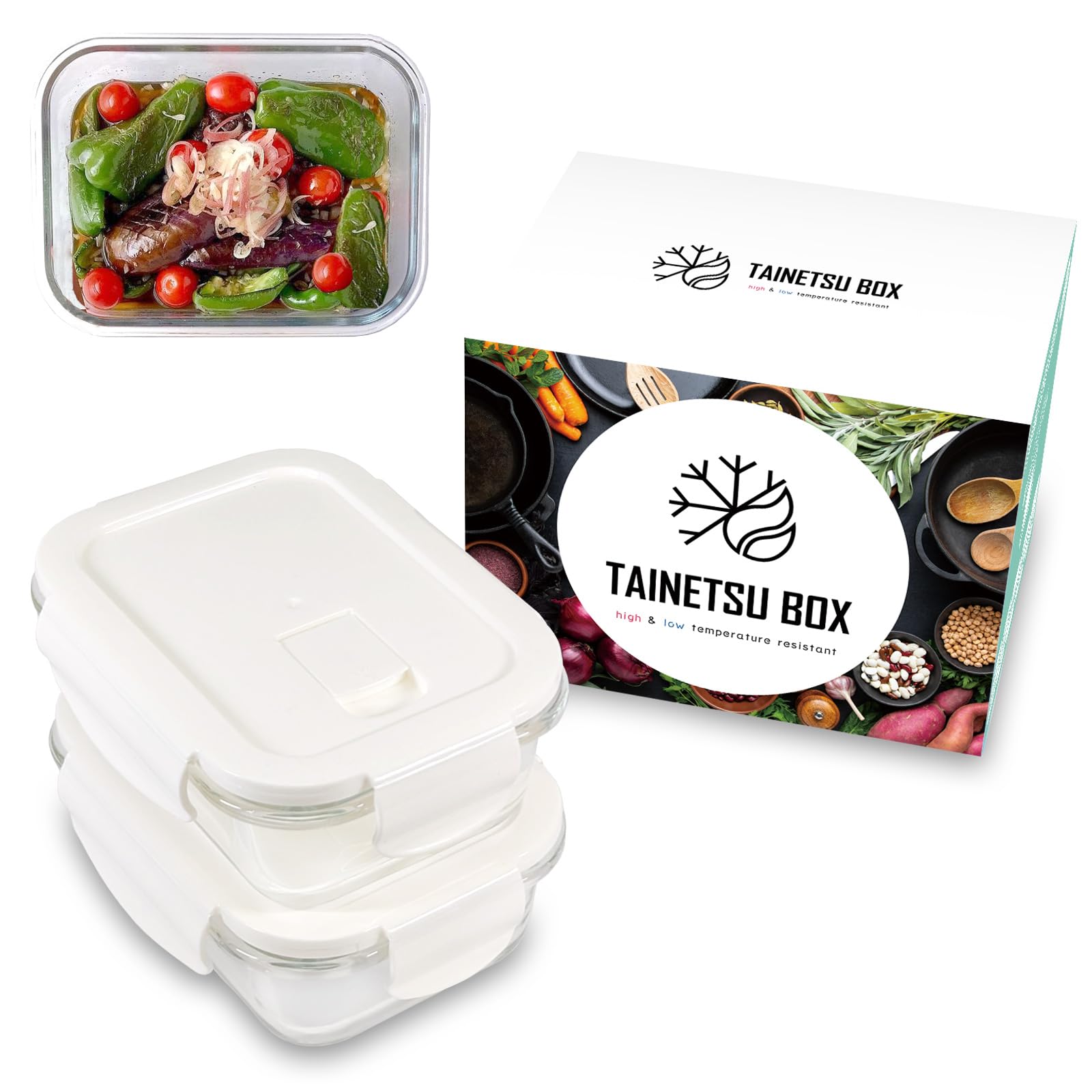 

in Cooking Glass Microwave and Oven Safe with Square and with Family Tested in Taibo Size Pack of [Featured Magazines] Heat-Resistant Containers,