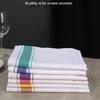50x70cm Thickened Pure Cotton Striped Napkin – Absorbent, Lint-Free Cloth for Restaurants, Bars, and Red Wine Glasses