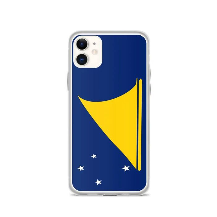 Coque pour iPhone - Multicolore - Drapeau des tokelau - Souple - Design fin et léger - iPhone 11