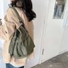 Large Capacity Drawstring Fitness Bag Korean Style Bucket Bag Swimming Nylon Crossbody Bag  Travel