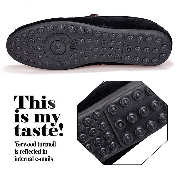 Men's Korean Style Slip-On Loafers – Trendy, Casual, Non-slip Cloth Driving Shoes